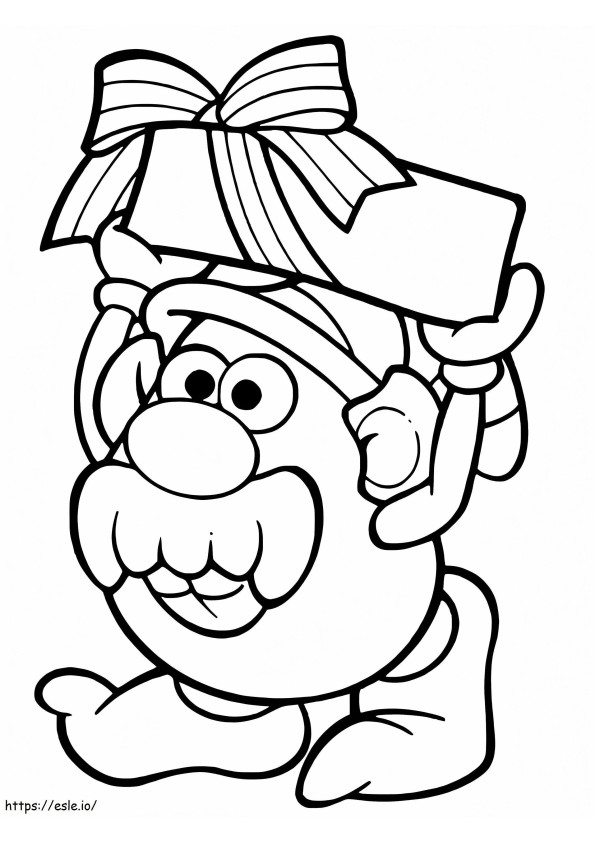 Printable Mr. Potato Head coloring page