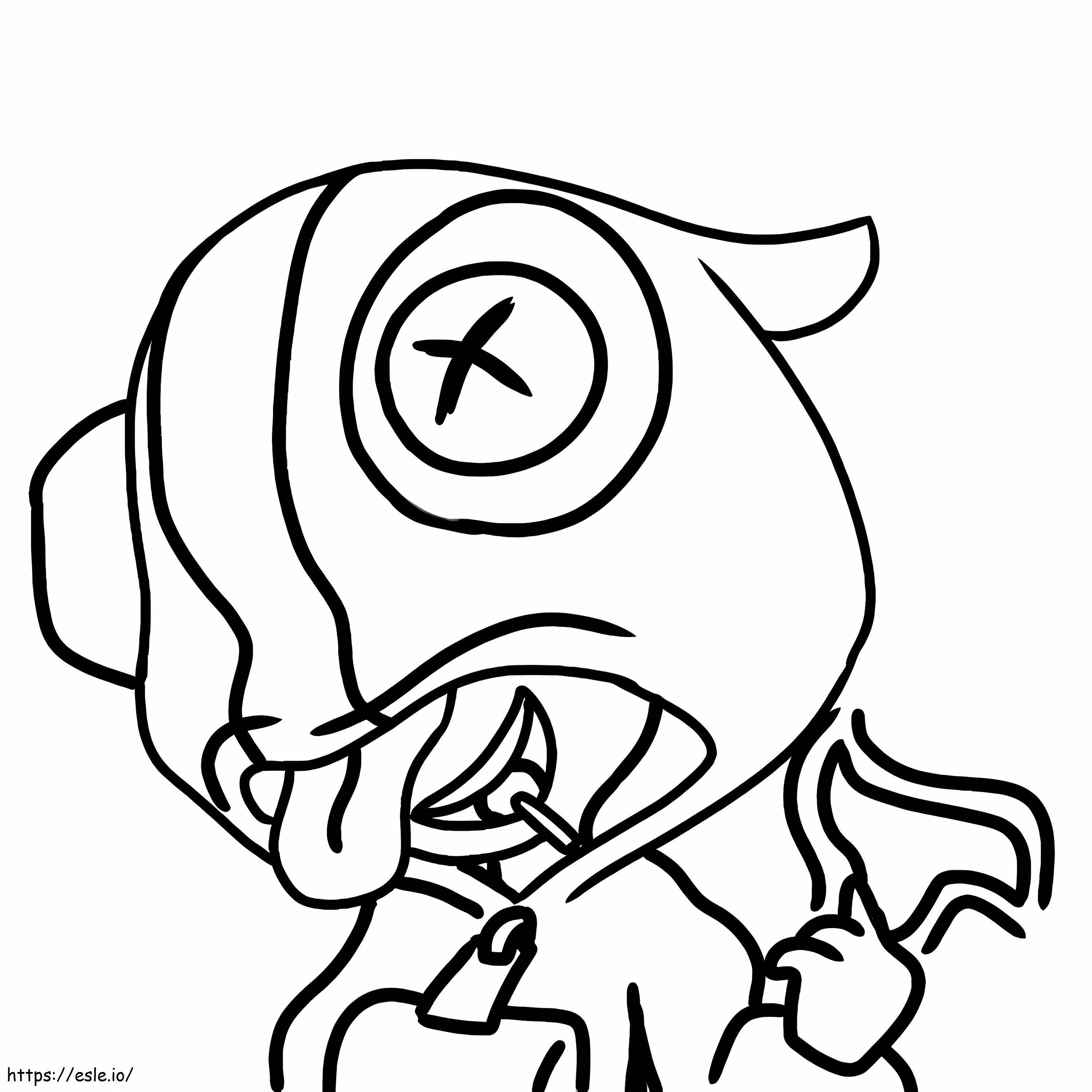 Leon Brawl Stars 6 kolorowanka