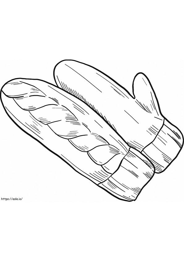 Mittens 2 coloring page