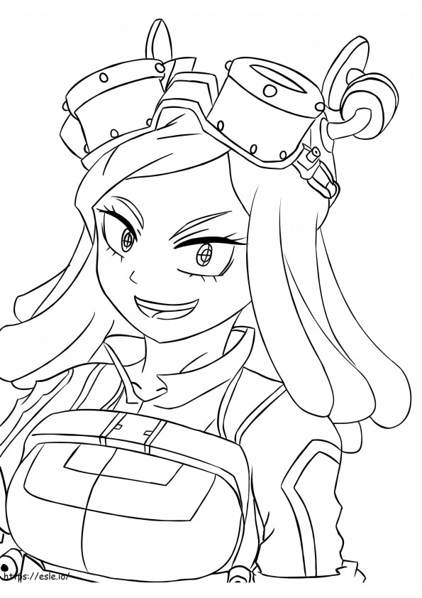 Cool Mei Hatsume coloring page