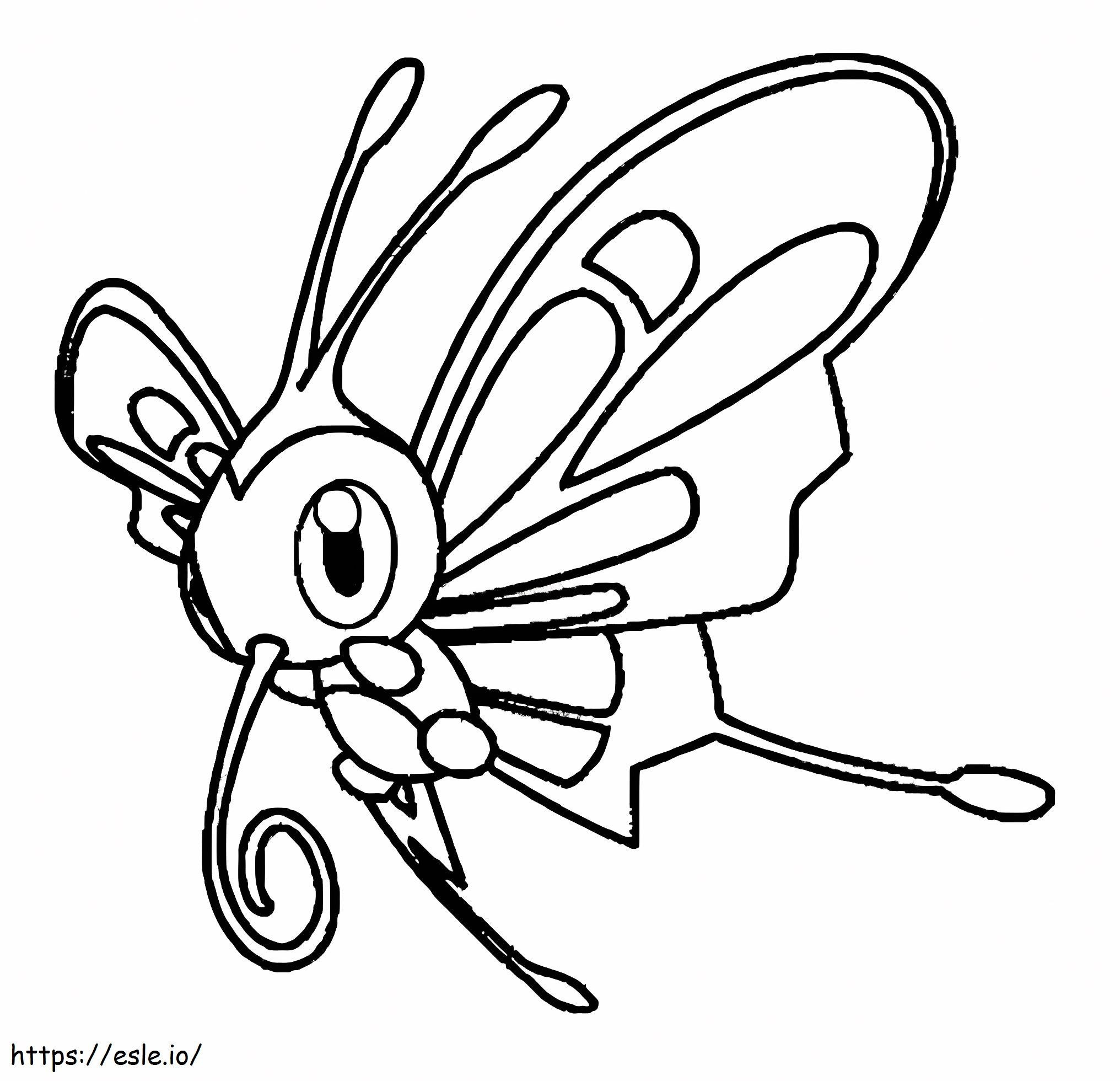 Beautifly Pokemon 1 coloring page