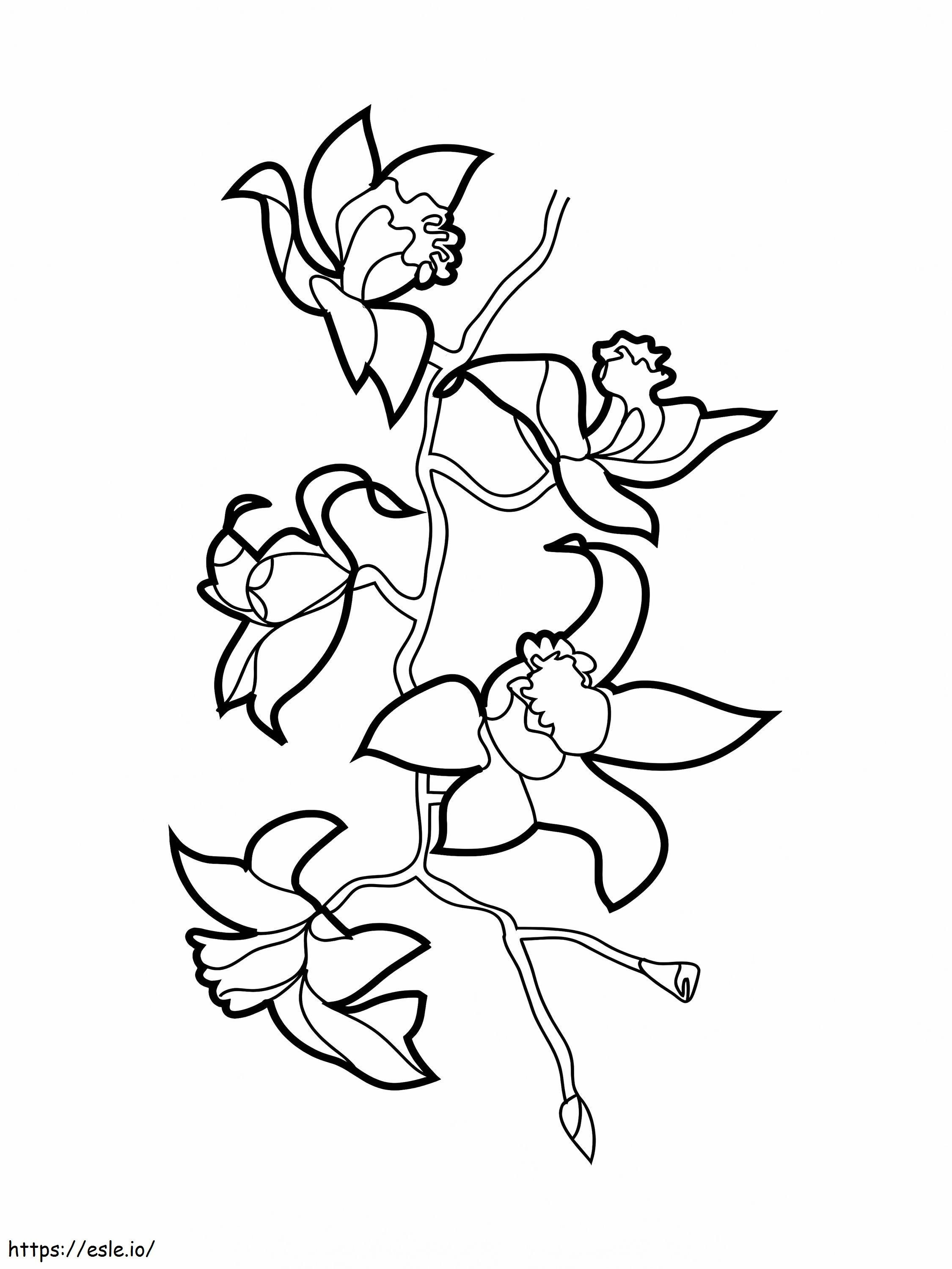 Orchid Flower Free Printable coloring page