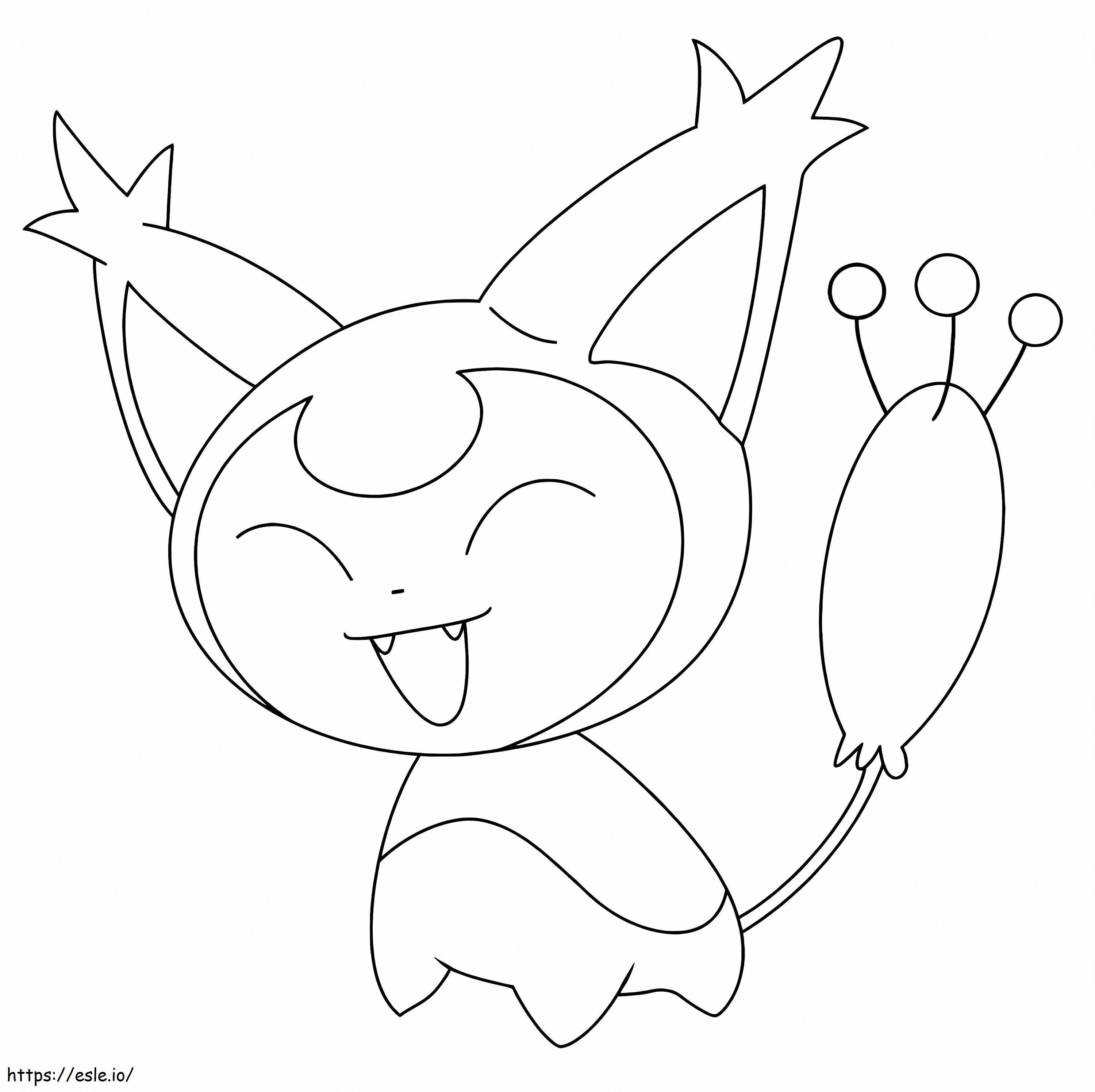 Pokemon Skitty coloring page