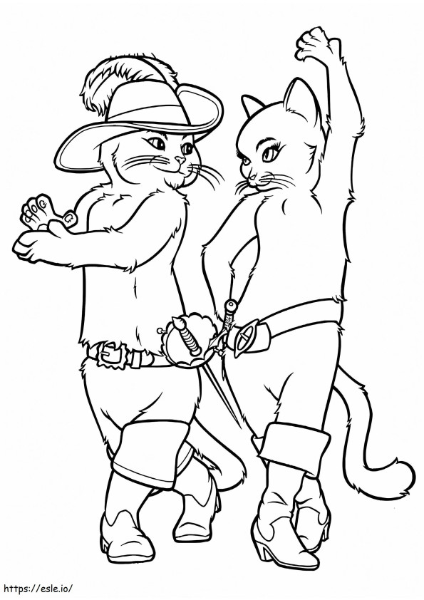 1532678642 Cat Musketeers A4 coloring page