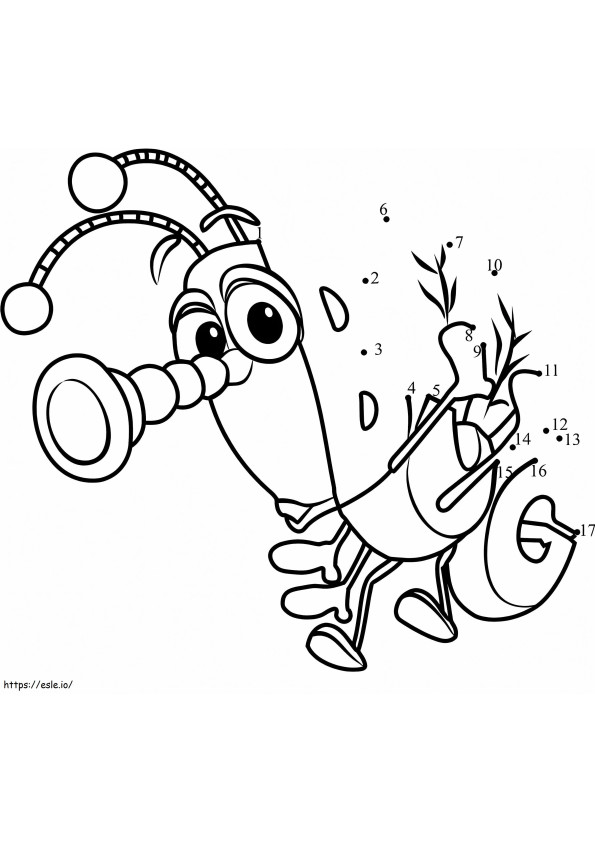 Error Color By Number coloring page