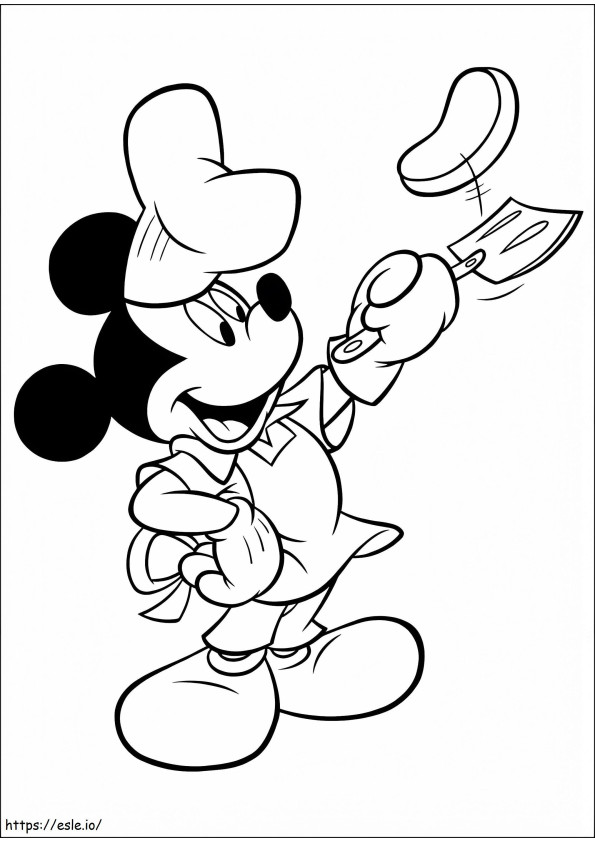 Mickey, a szakács kifestő