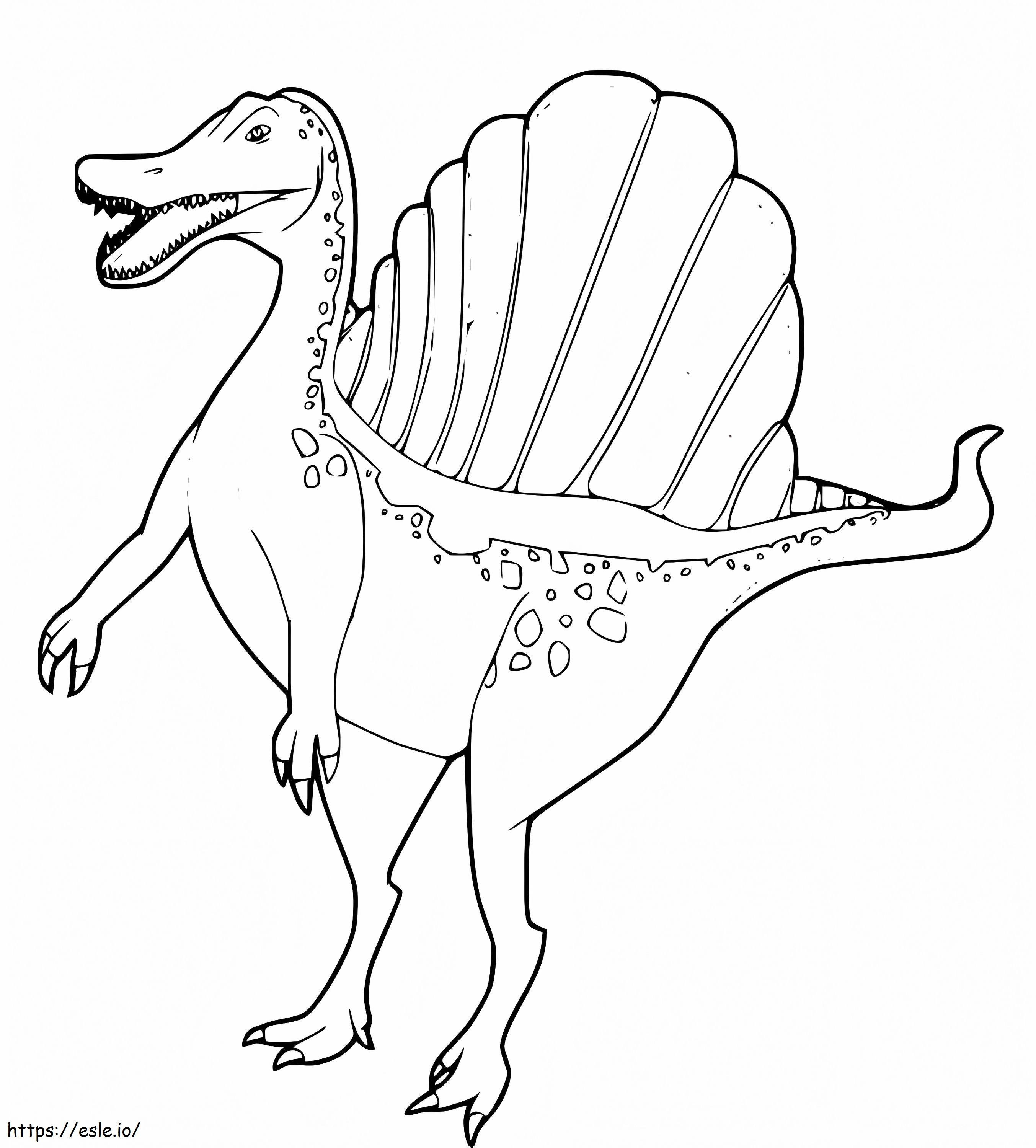 Spinosaurus 5 de colorat