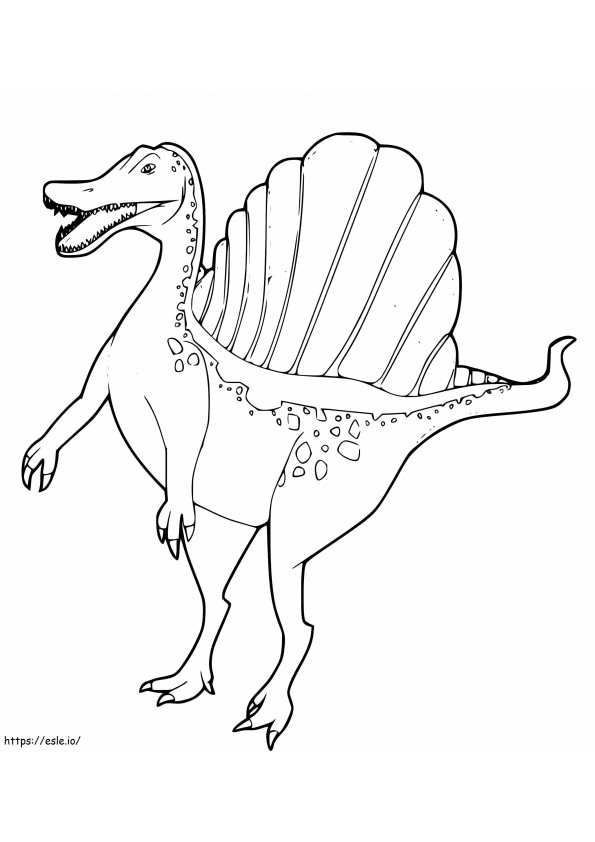 Spinosaurus 5 de colorat