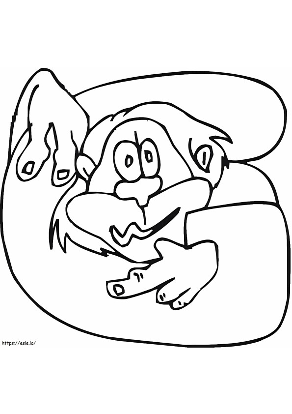 Letter G 8 coloring page