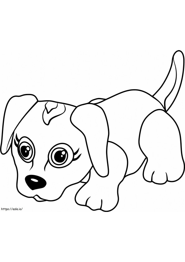 Coloriage Défilé d'animaux de compagnie Beagle à imprimer dessin