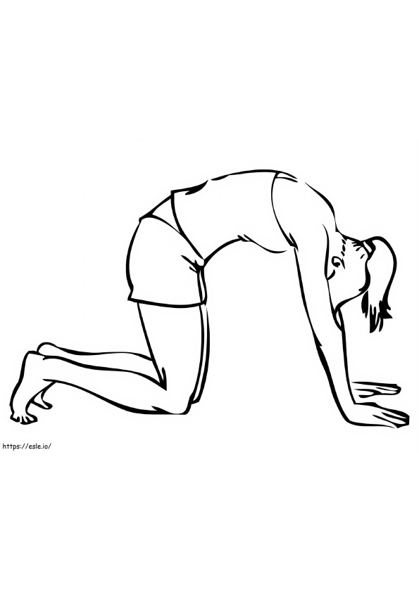 Joga w pozycji kota