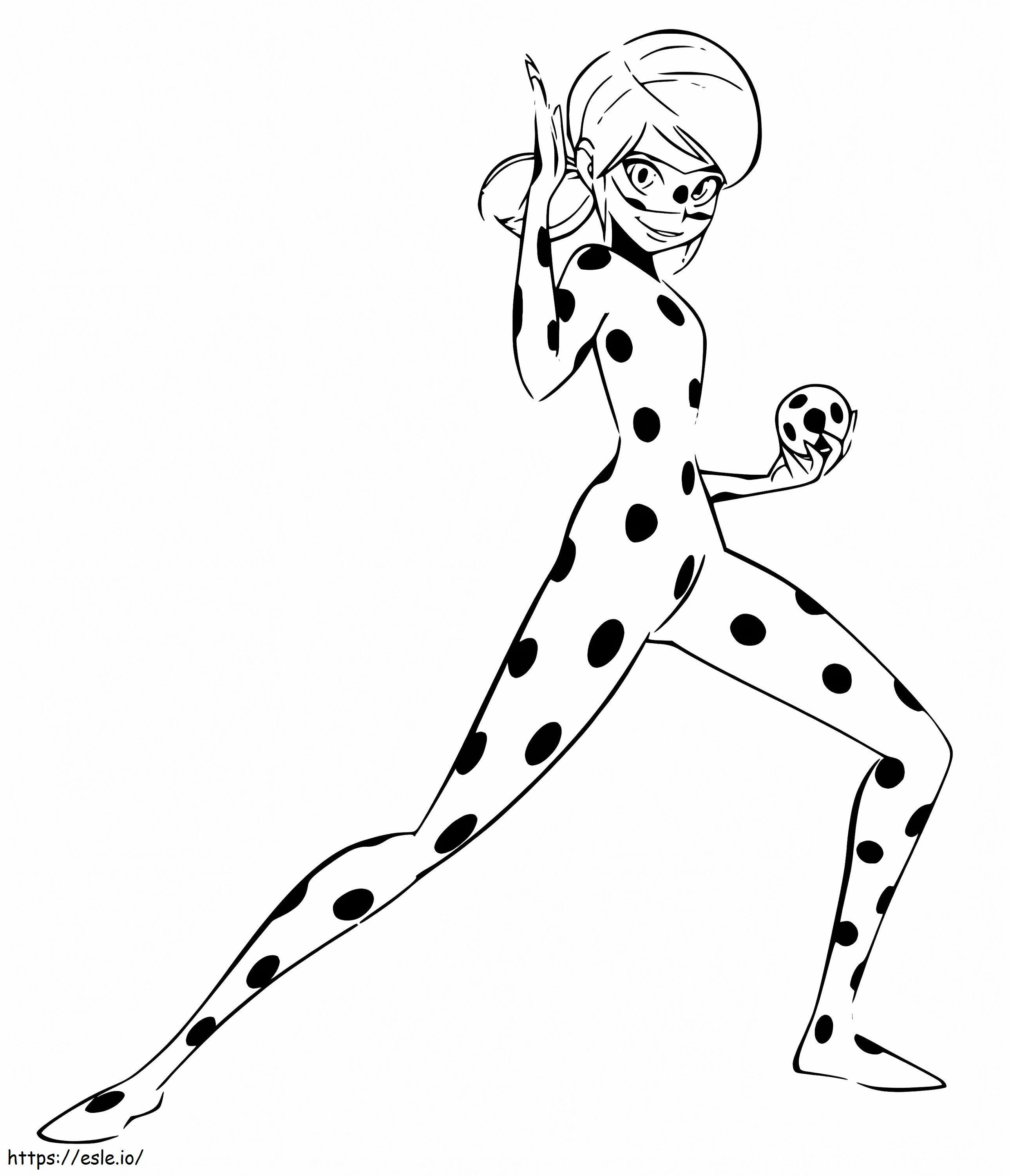 Awesome Miraculous Ladybug coloring page