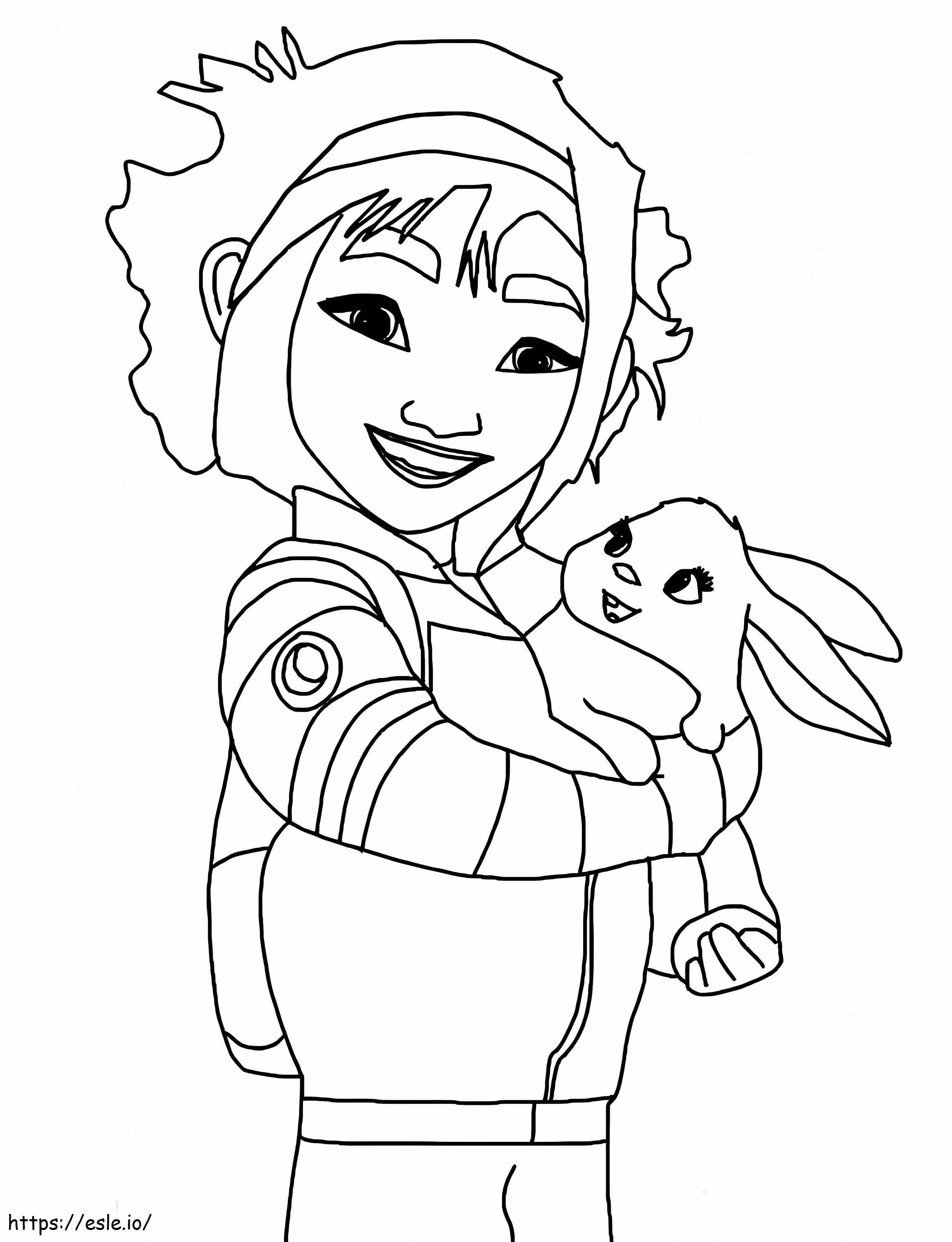 Fei Fei From Over The Moon coloring page