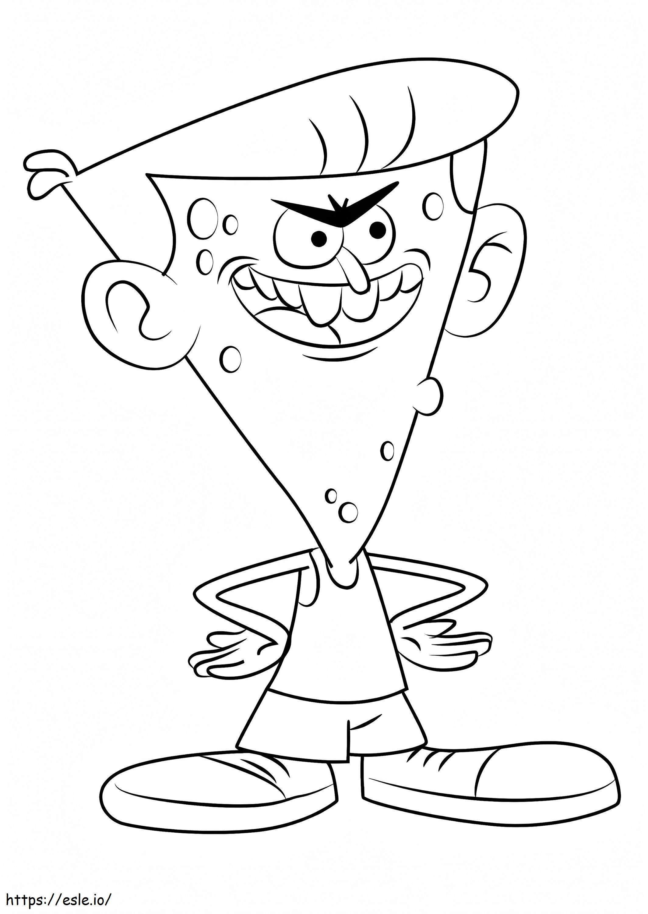 Tony Pepperoni From Uncle Grandpa coloring page