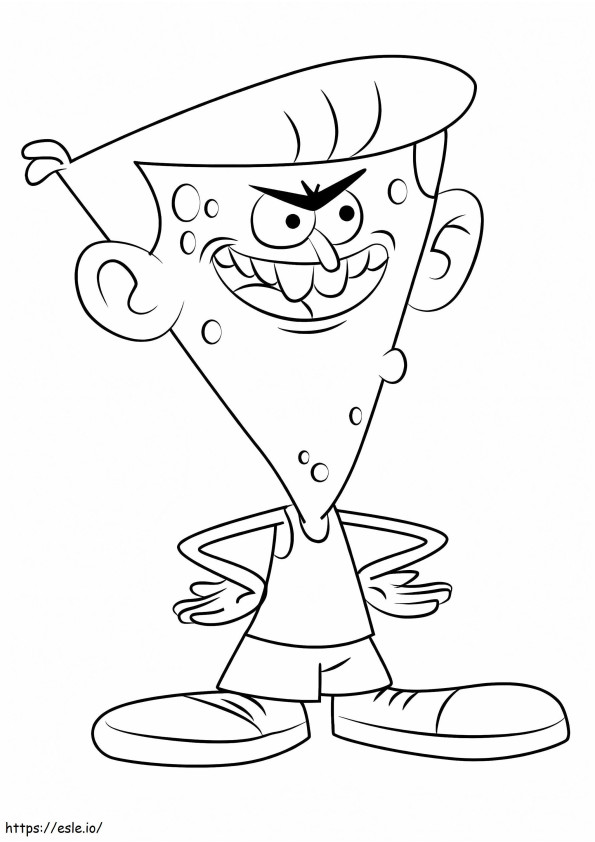 Tony Pepperoni From Uncle Grandpa coloring page