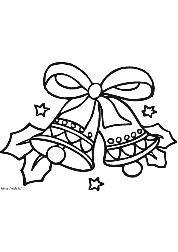 Christmas Bells 2 coloring page