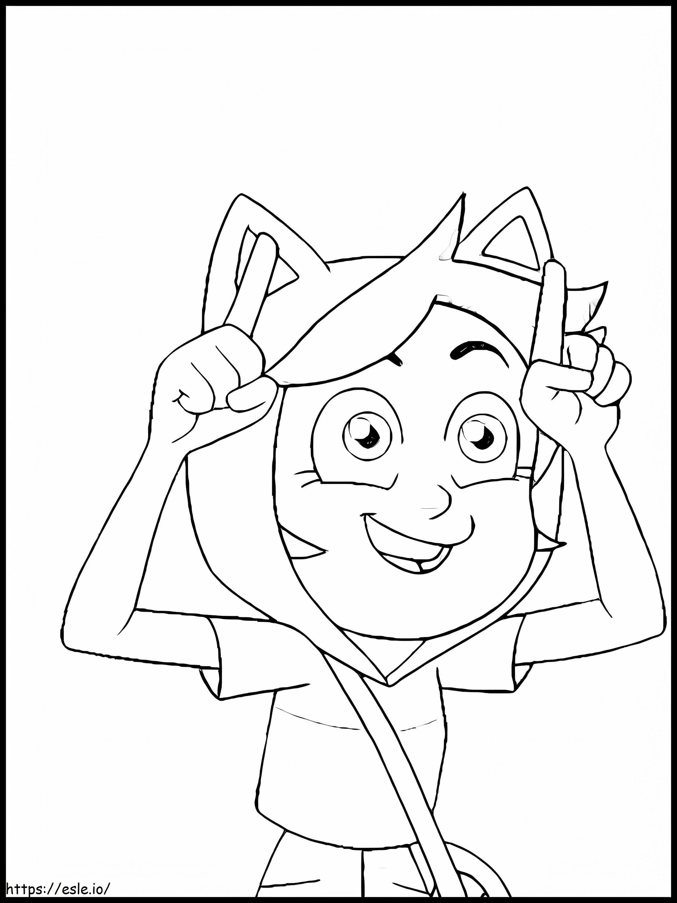 Luz Noceda From The Owl House coloring page