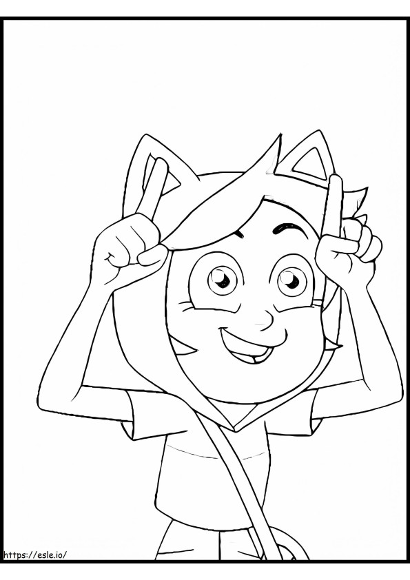 Luz Noceda From The Owl House coloring page