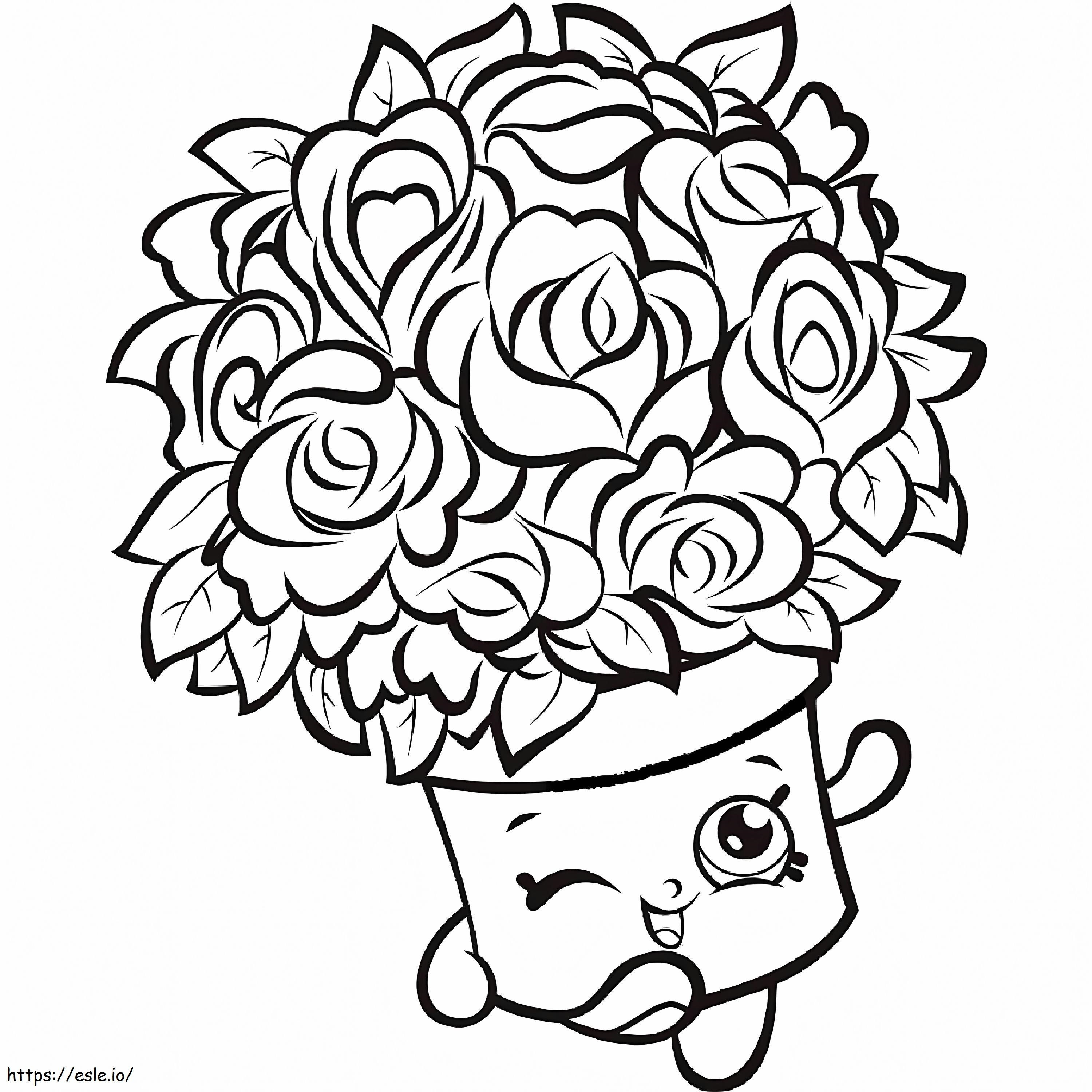 Betty Bouquet Shopkin 2 coloring page