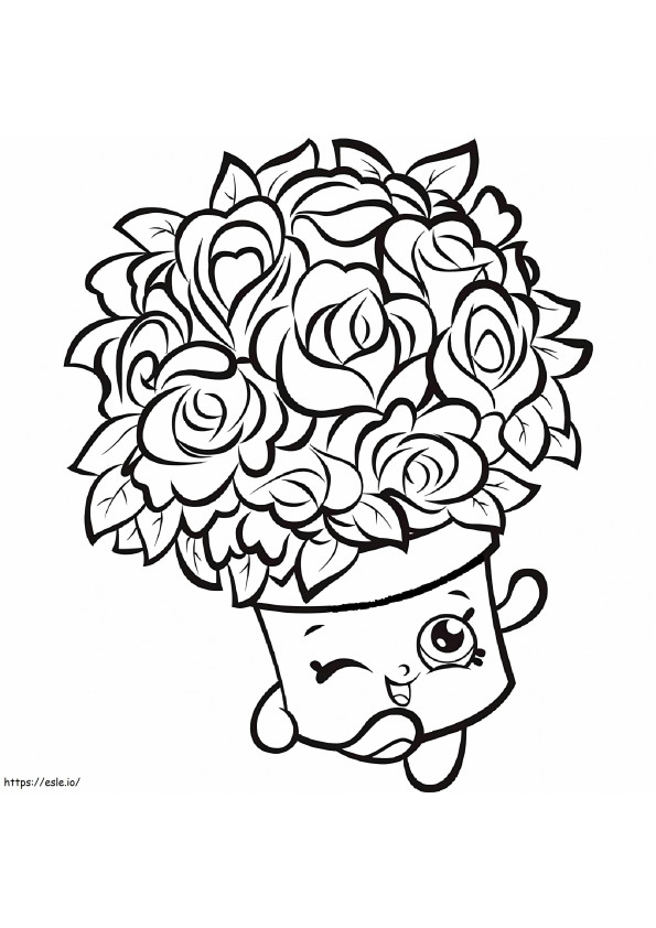 Betty Bouquet Shopkin 2 coloring page