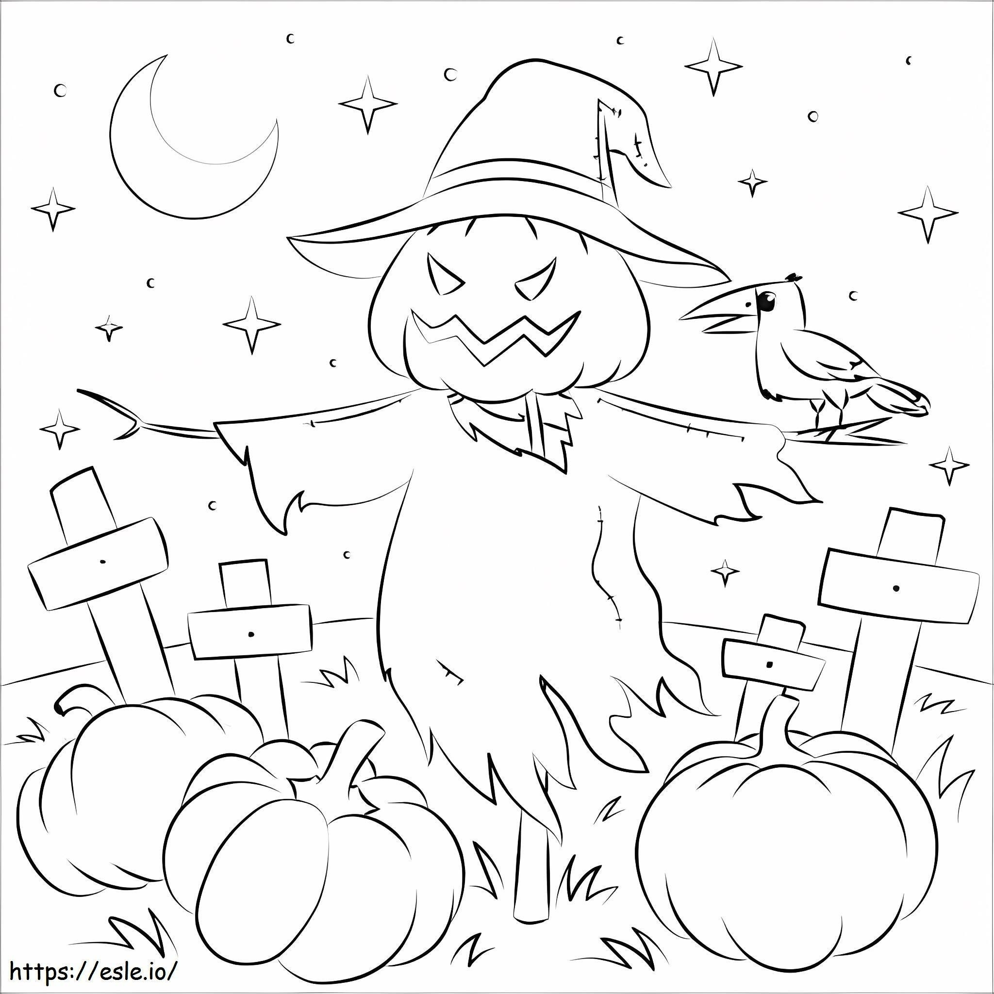 Scarecrow Witch värityskuva