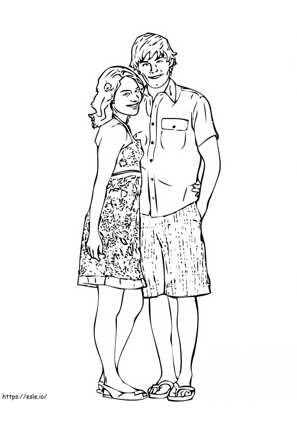 Troy And Gabriella From High School Musical