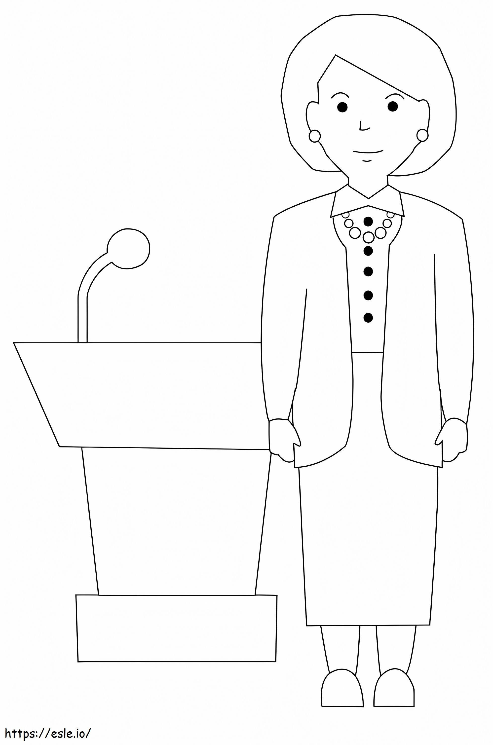 Lawyer 10 coloring page