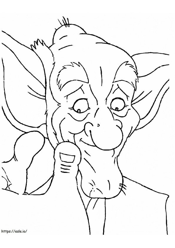 Big Friendly Giant coloring page