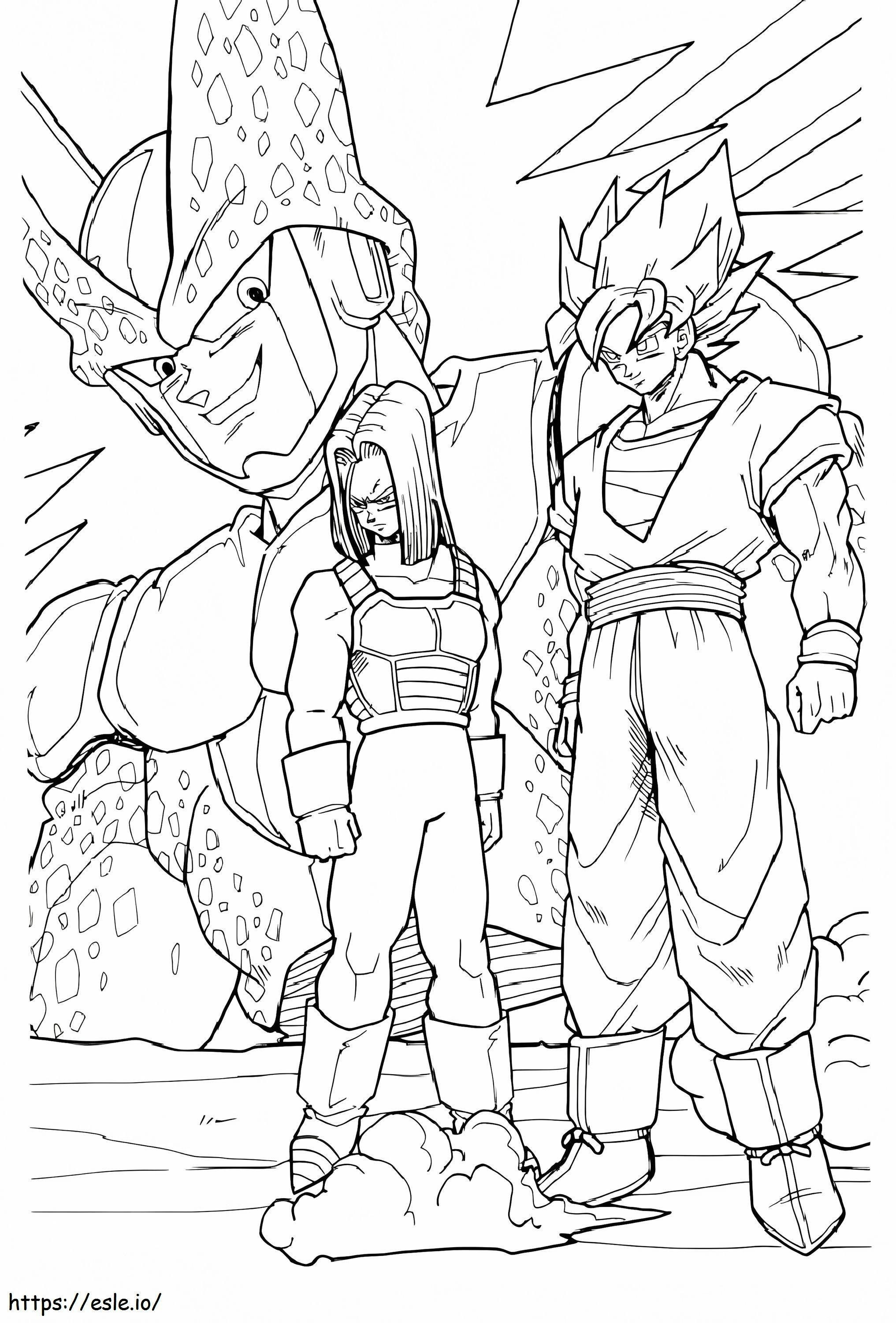 Dragon Ball Z 2 coloring page
