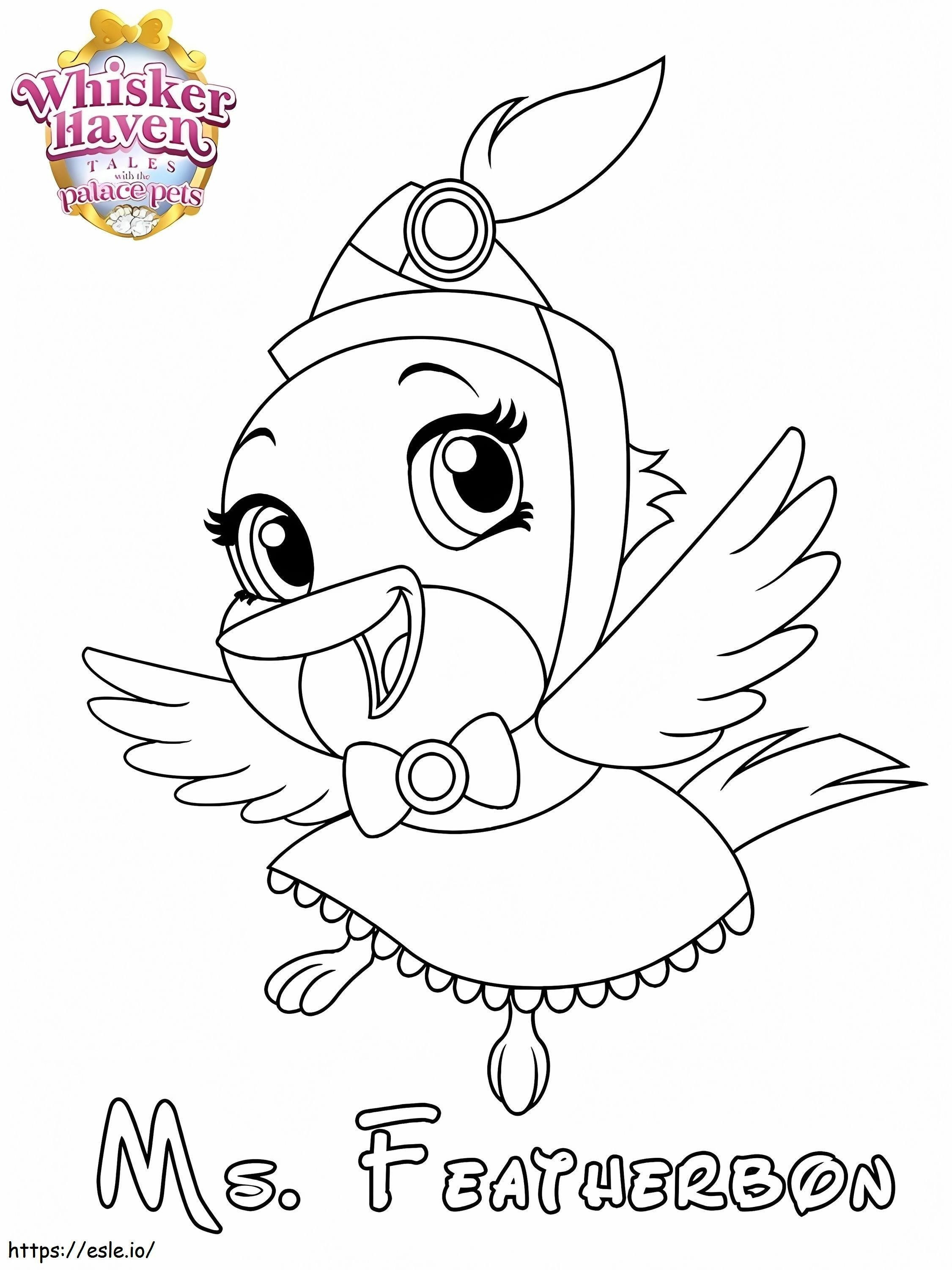 1587369588 Ms Featherbon Princess Palace Pet coloring page