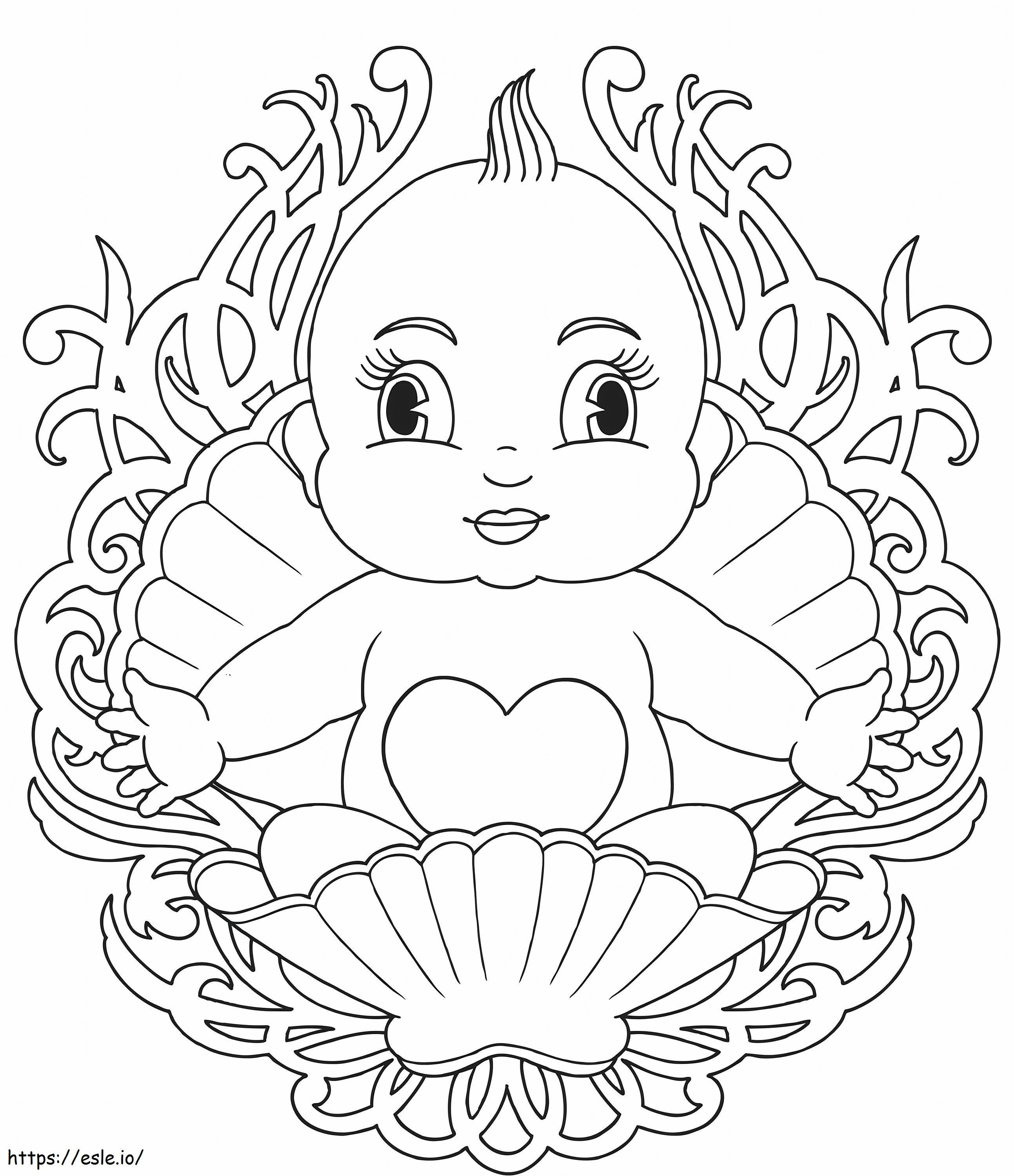 The Baby Is For Adult Scaled coloring page