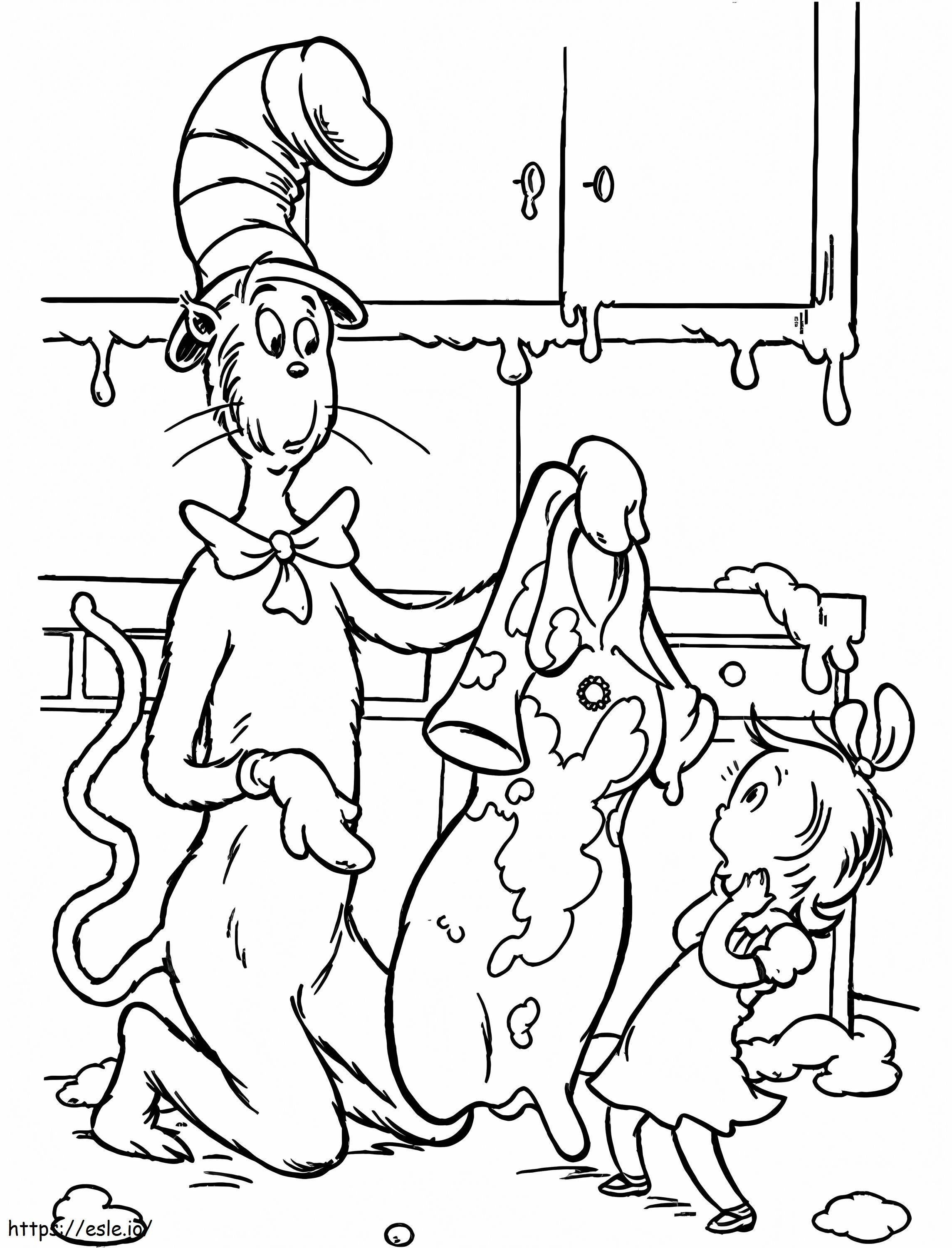 1568014163 Sally And Cat A4 coloring page