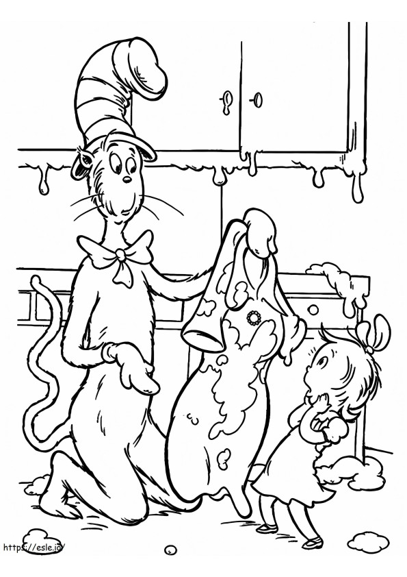 1568014163 Sally And Cat A4 coloring page