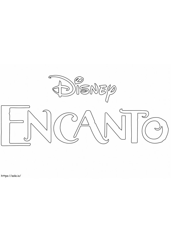 Disney Logo Charm värityskuva