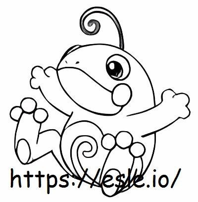 Politoed coloring page