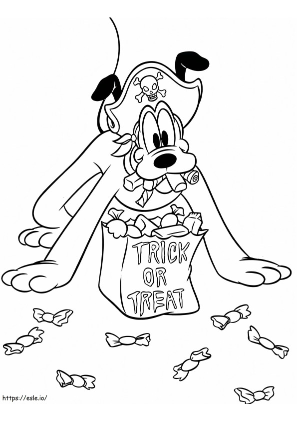 1539914249 Trick Or Treat Pluto Page Planet Colouring Halloween Sheets Color Free 924X1200 1 coloring page