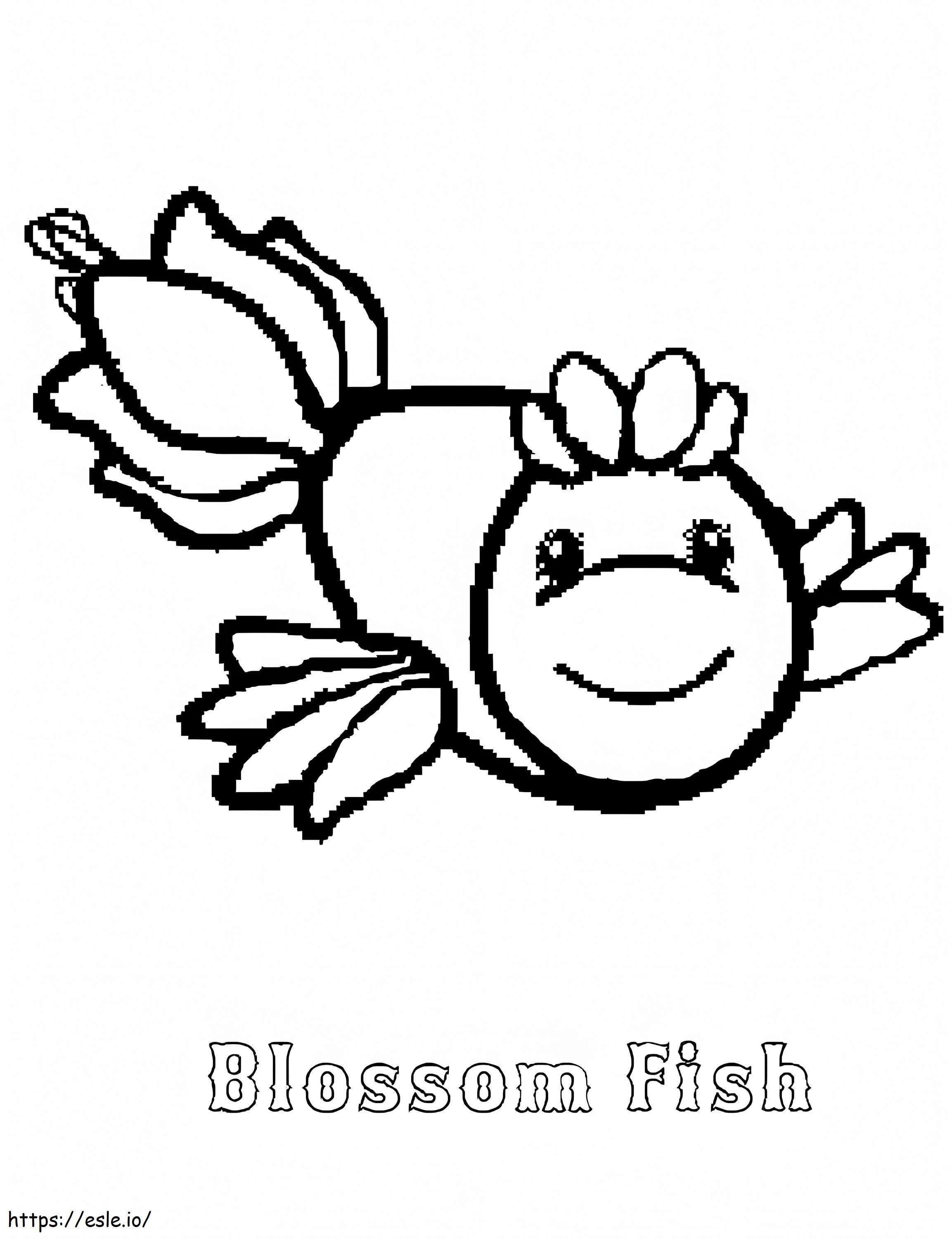 Blossom Fish Webkinz coloring page