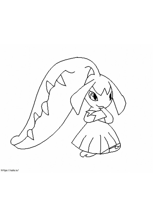 Mawile Pokemon 1 coloring page