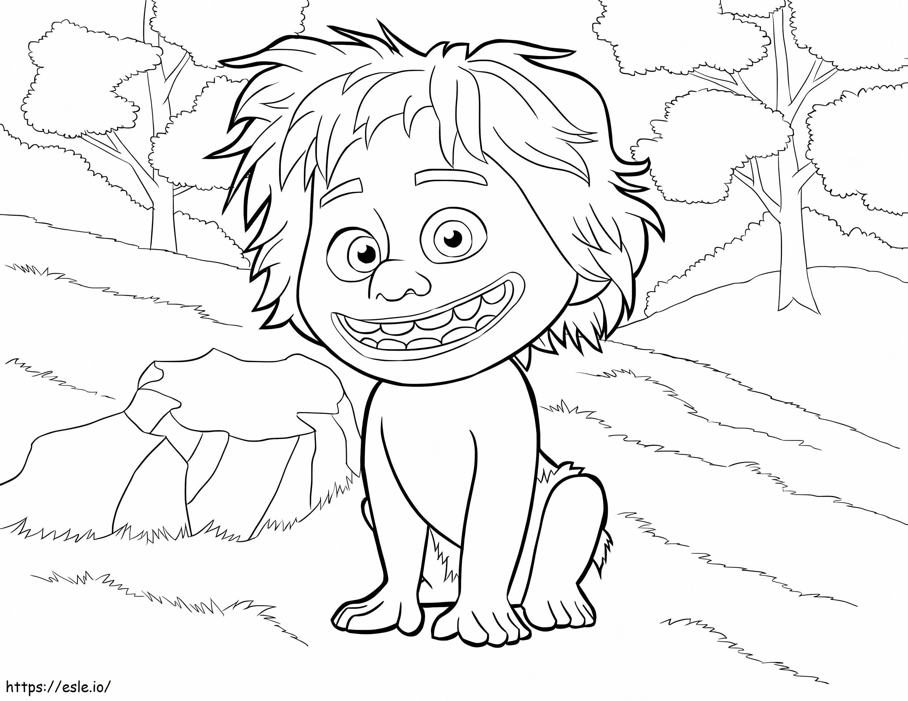 Spot From The Good Dinosaur coloring page
