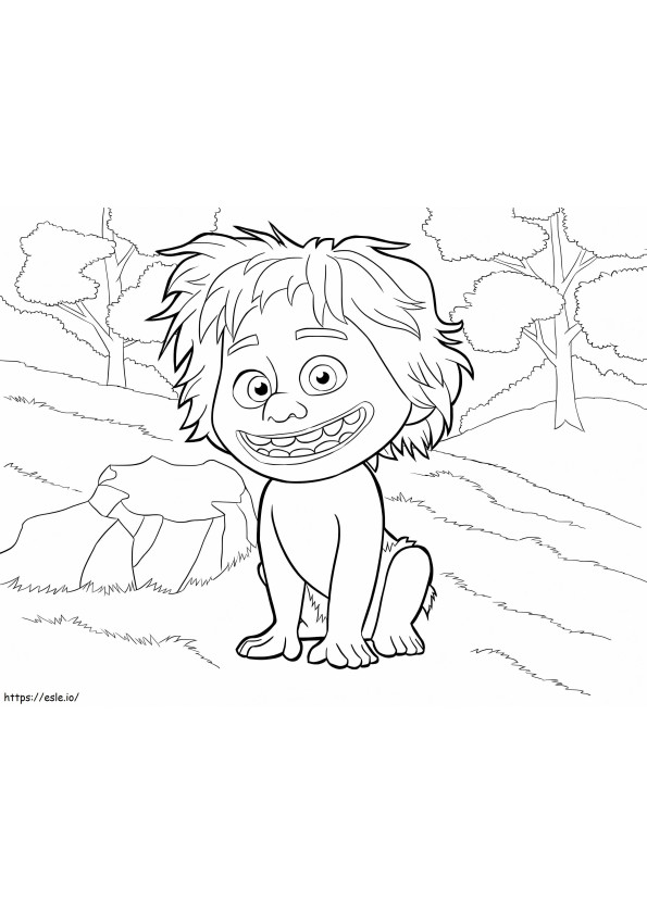Spot From The Good Dinosaur coloring page