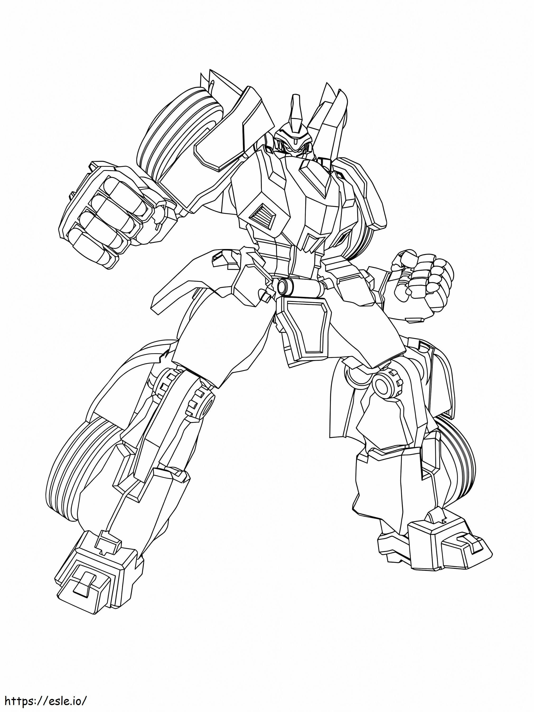 Tobot 3 coloring page