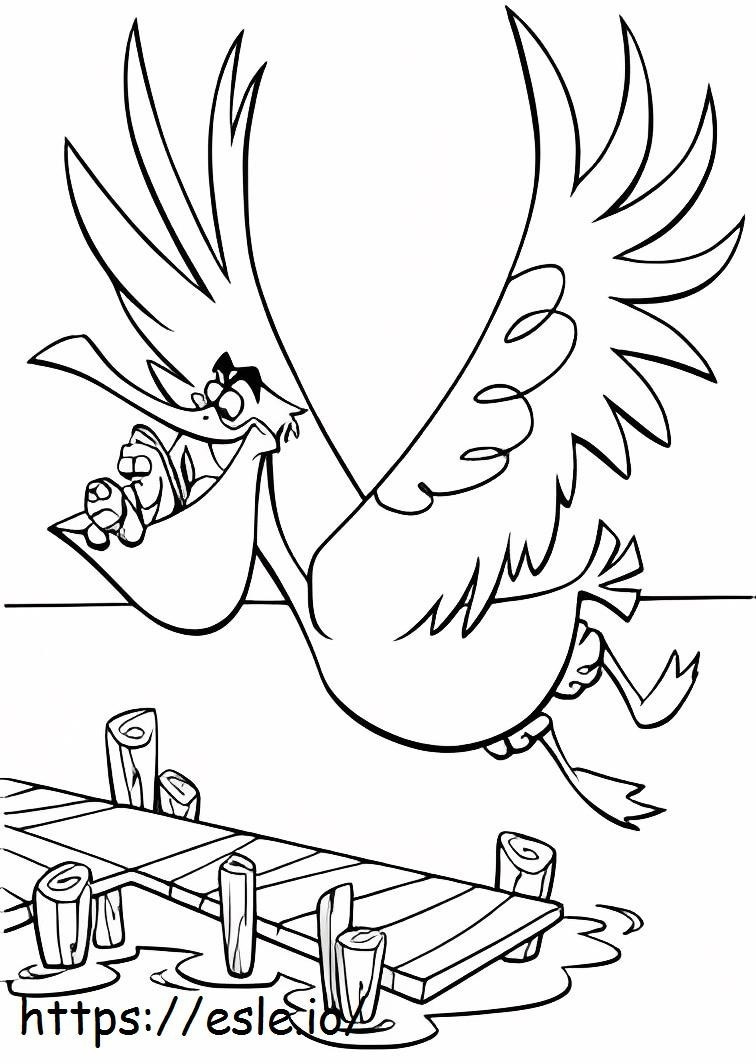 Marlin Dory Y Pelican Nigel coloring page