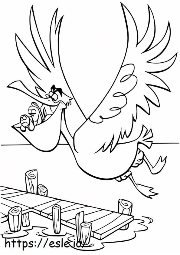 Marlin Dory Y Pelican Nigel coloring page