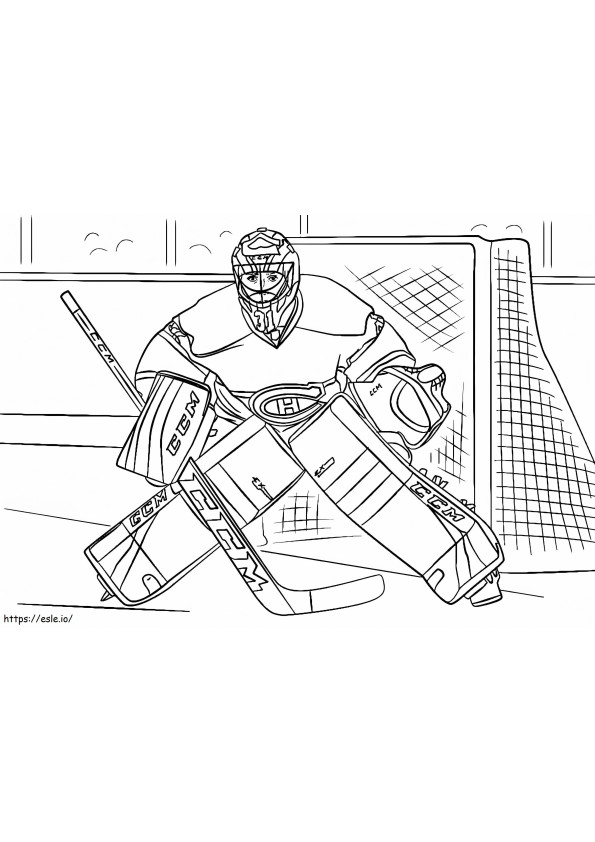 Carey Price coloring page