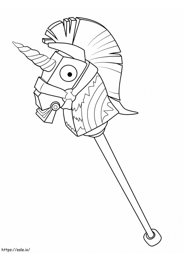 Rainbow Smash In Fortnite coloring page