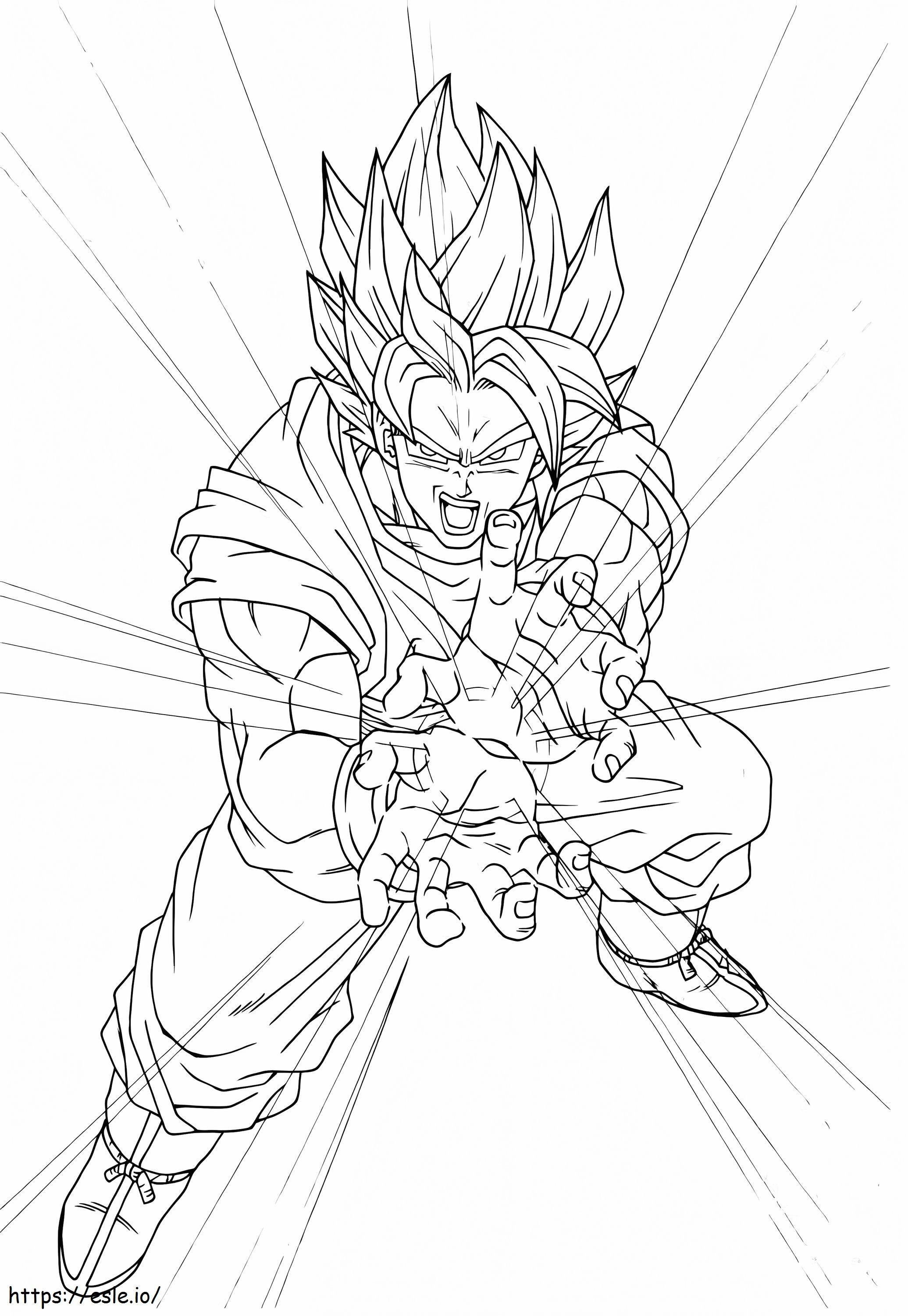 Goku'S Ability coloring page