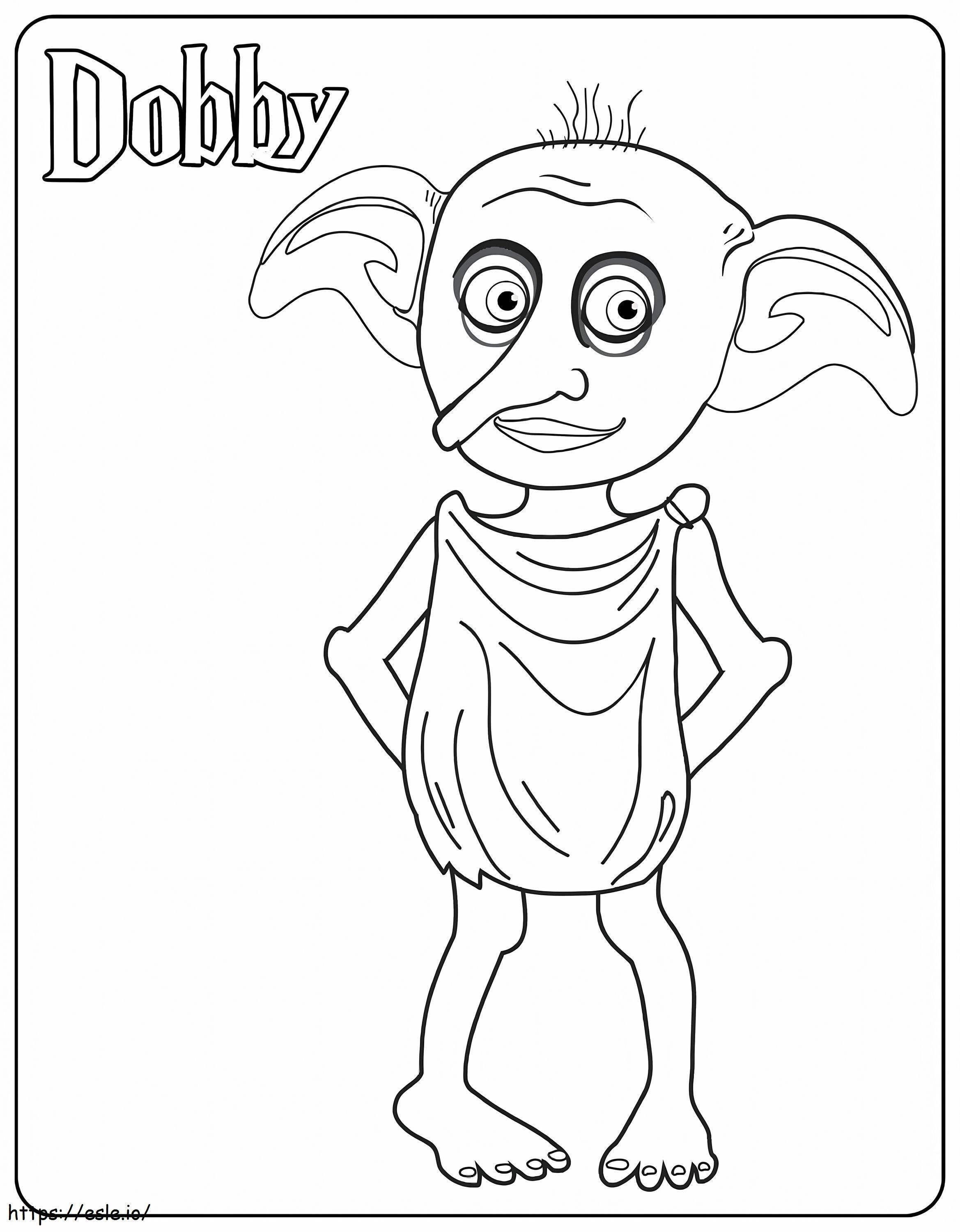 Dobby Goblin de colorat