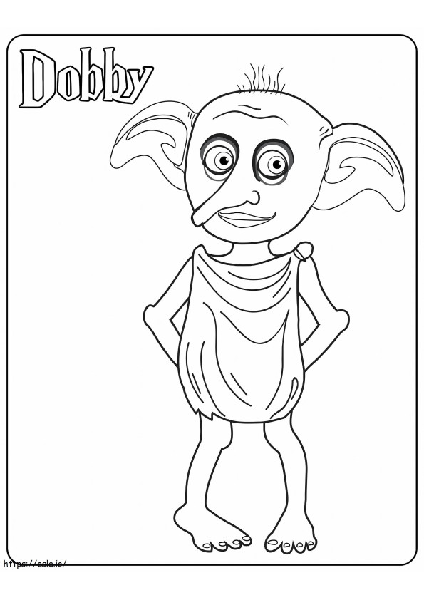 Duende Dobby para colorir