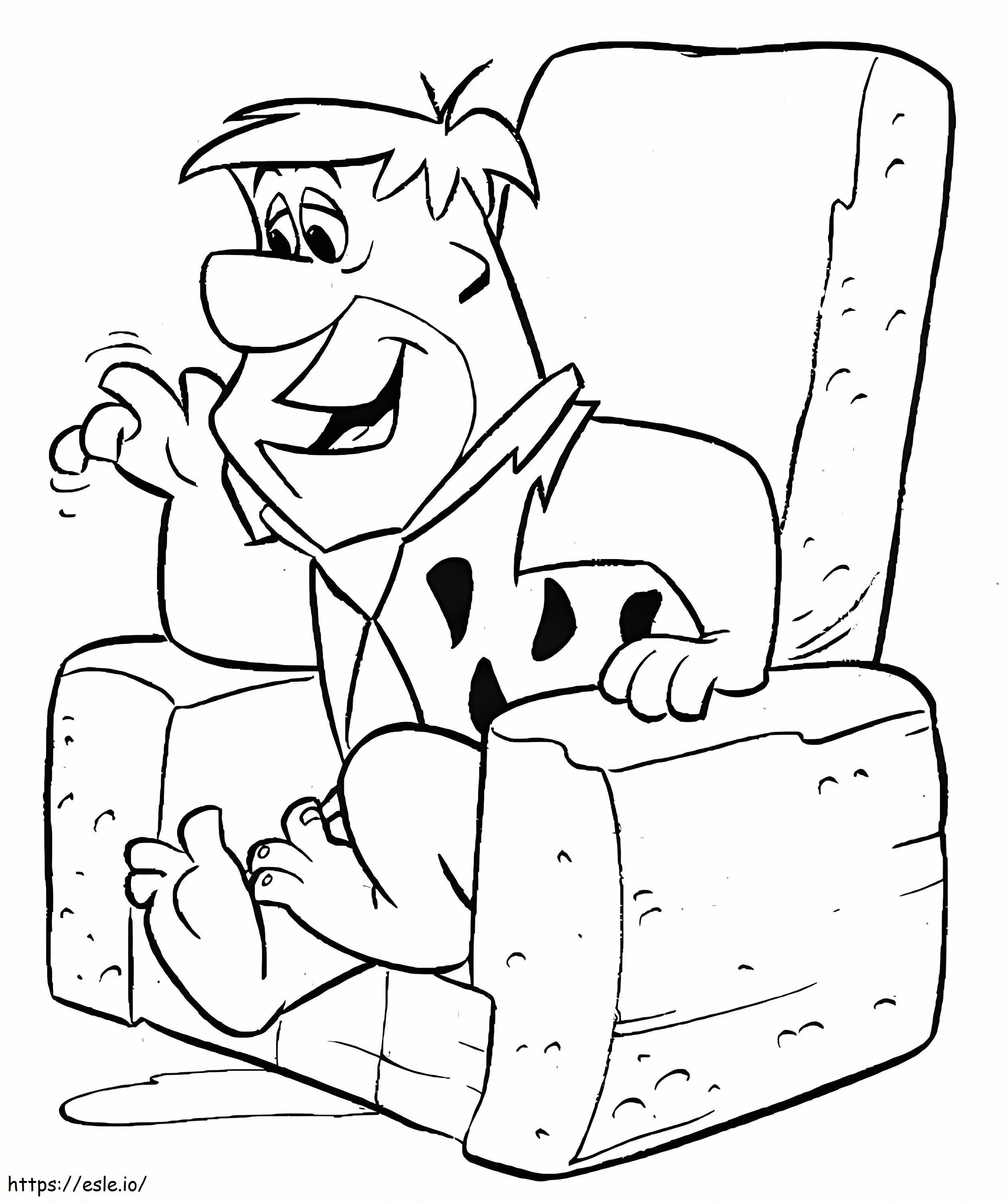 Fred Flintstone 2 kifestő