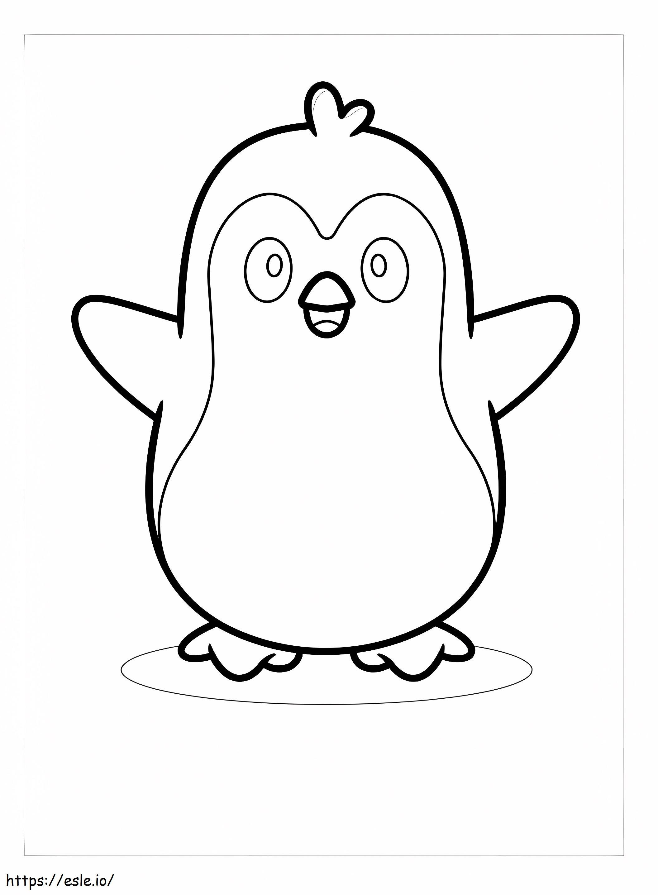 Galapagos Penguin coloring page